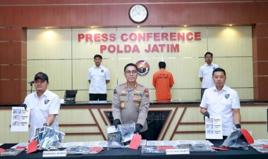Polda-Jatim-Berhasil-Ungkap-Manipulasi-Data-Modus-MBG,-Tersangka-Asal-Nganjuk-Diamankan